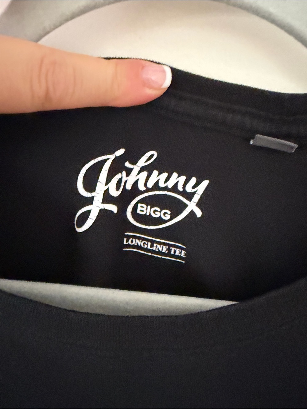 Johnny Bigg Black Short-Sleeve Crewneck Tee - Men's